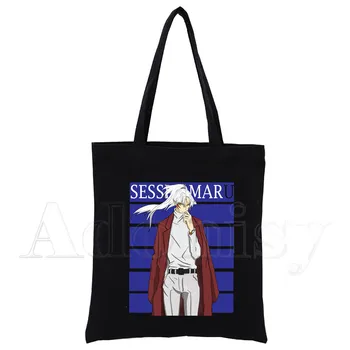Женская холщовая сумка для покупок в стиле аниме 