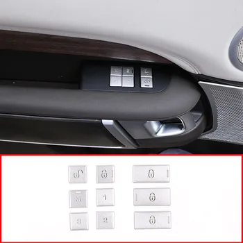 Отделка кнопки подъема автомобиля из алюминиевого сплава Для Land Rover Discovery 5 LR5 L462 2017 2018 2019 Аксессуары