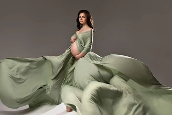Многоцветная шелковая ткань для беременных, реквизит для фотосъемки, платья для фотосъемки, Развевающийся атлас, Летящий, Беременность, Струящаяся ткань, Поверх
